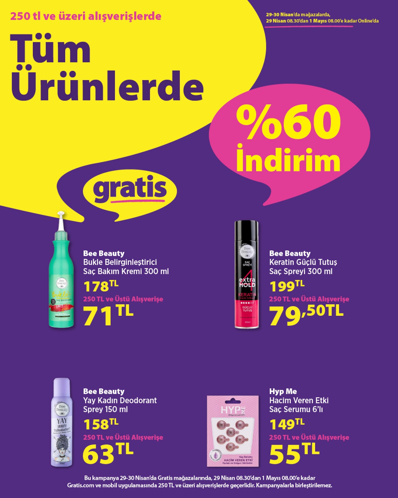 Gratis 29 Nisan 2026 Aktüel Kataloğu broşürü