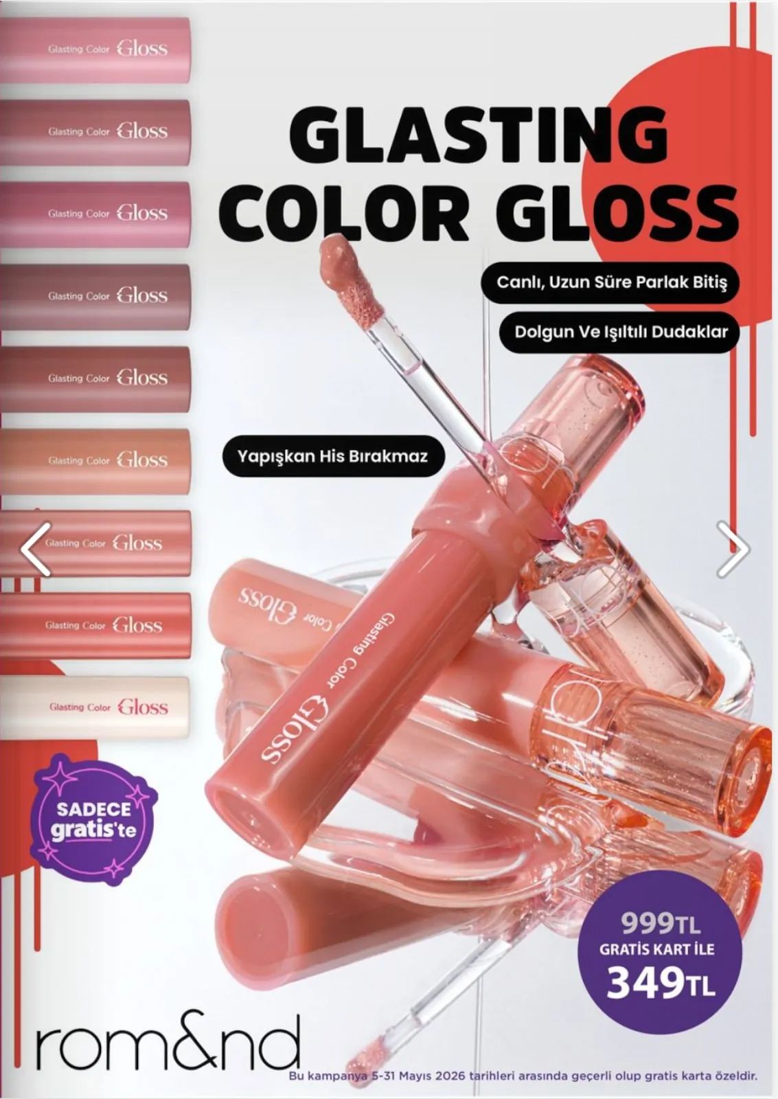 Gratis Gratis 5 Mayıs 2026 Aktüel Kataloğu sayfa 21: Glasting Color Color Gloss