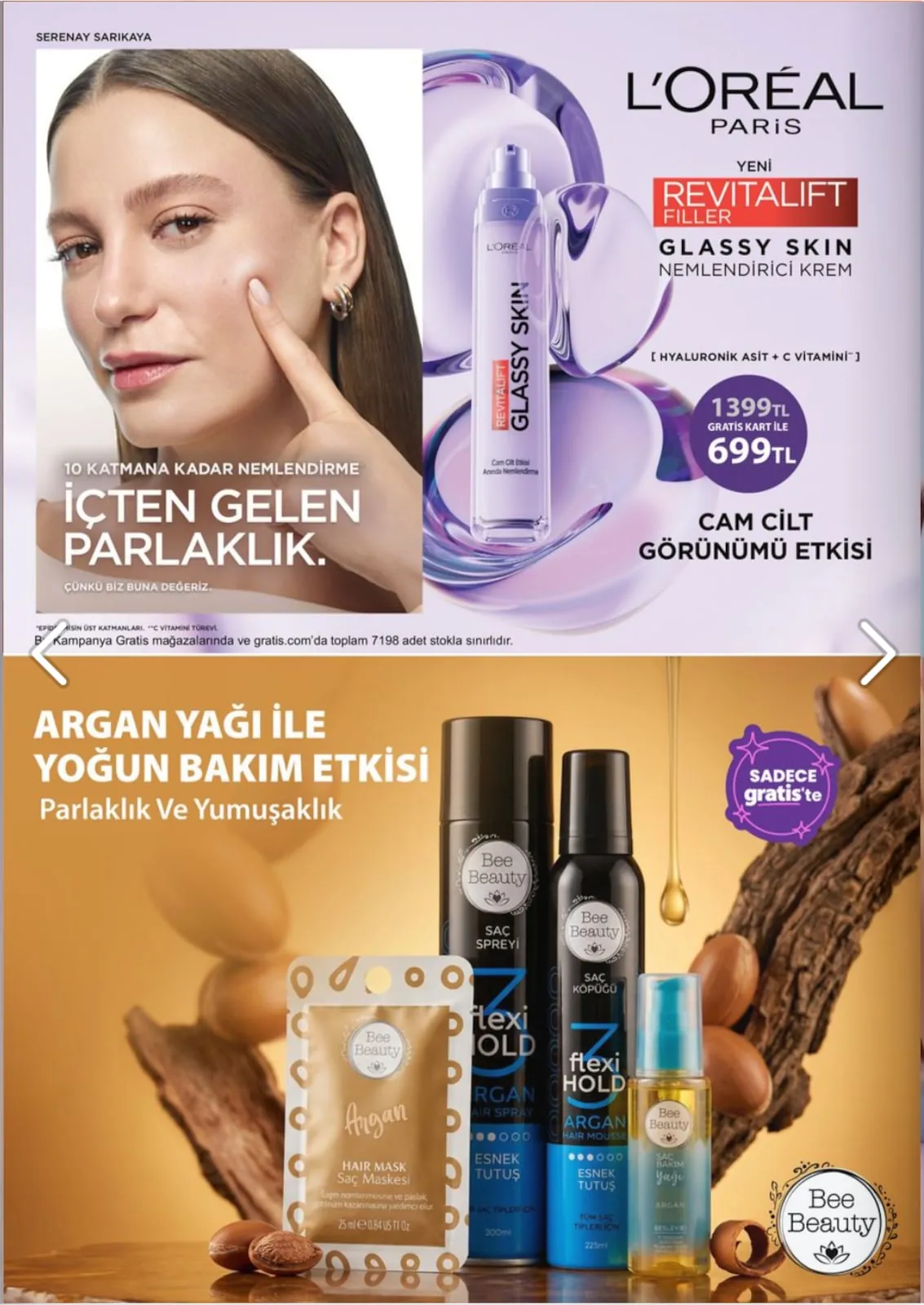 Gratis Gratis 5 Mayıs 2026 Aktüel Kataloğu sayfa 42: Revitalift Filler Glassy Skin Nemlendirici Krem