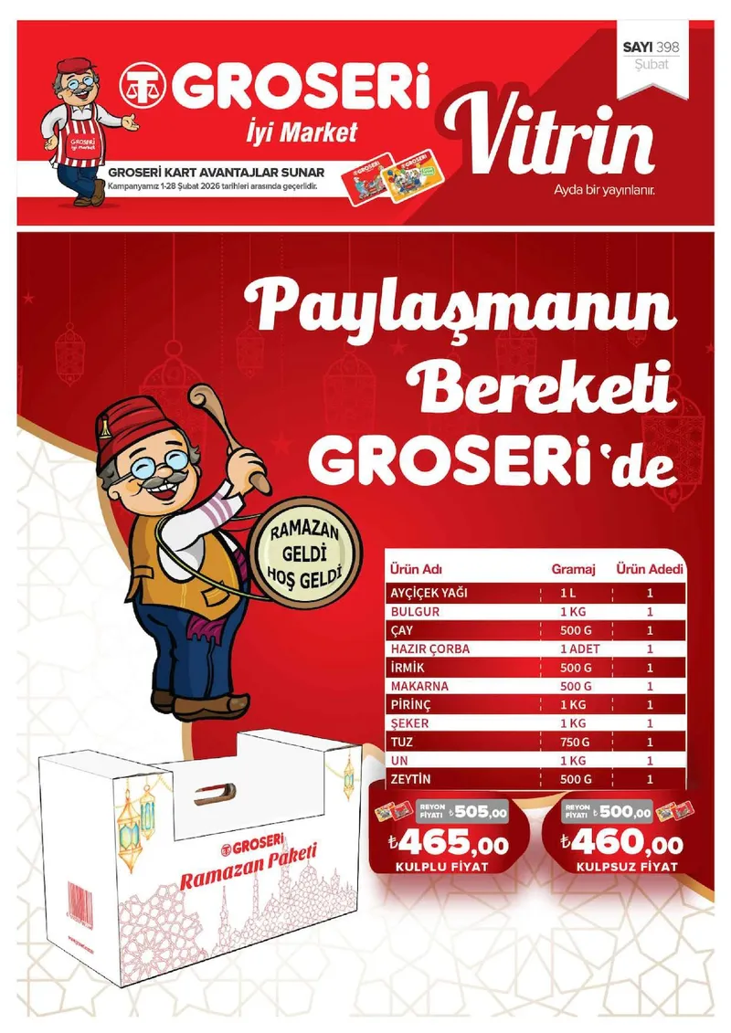Groseri Broşür Kapak
