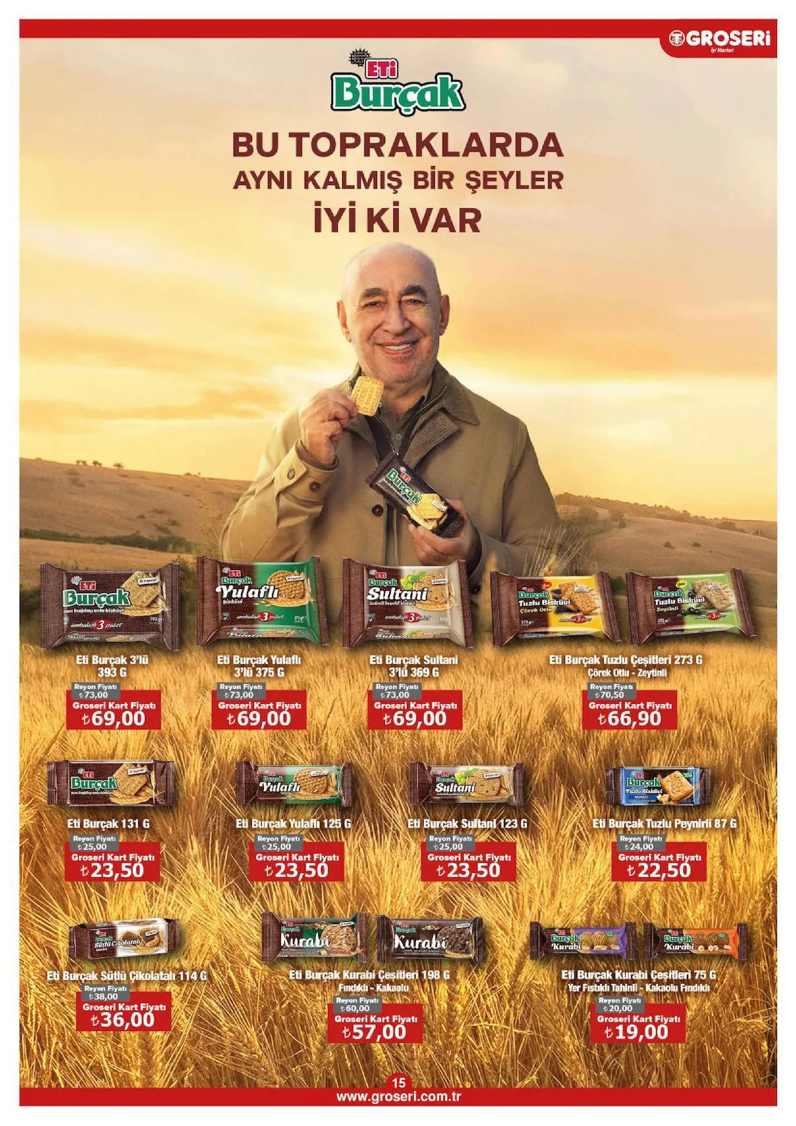 Groseri Groseri 1 Mart 2026 Aktüel Kataloğu sayfa 15: Sütaş Süzme Yoğurt 900 G, Sütaş Kaymaksız Yoğurt 3 Kg