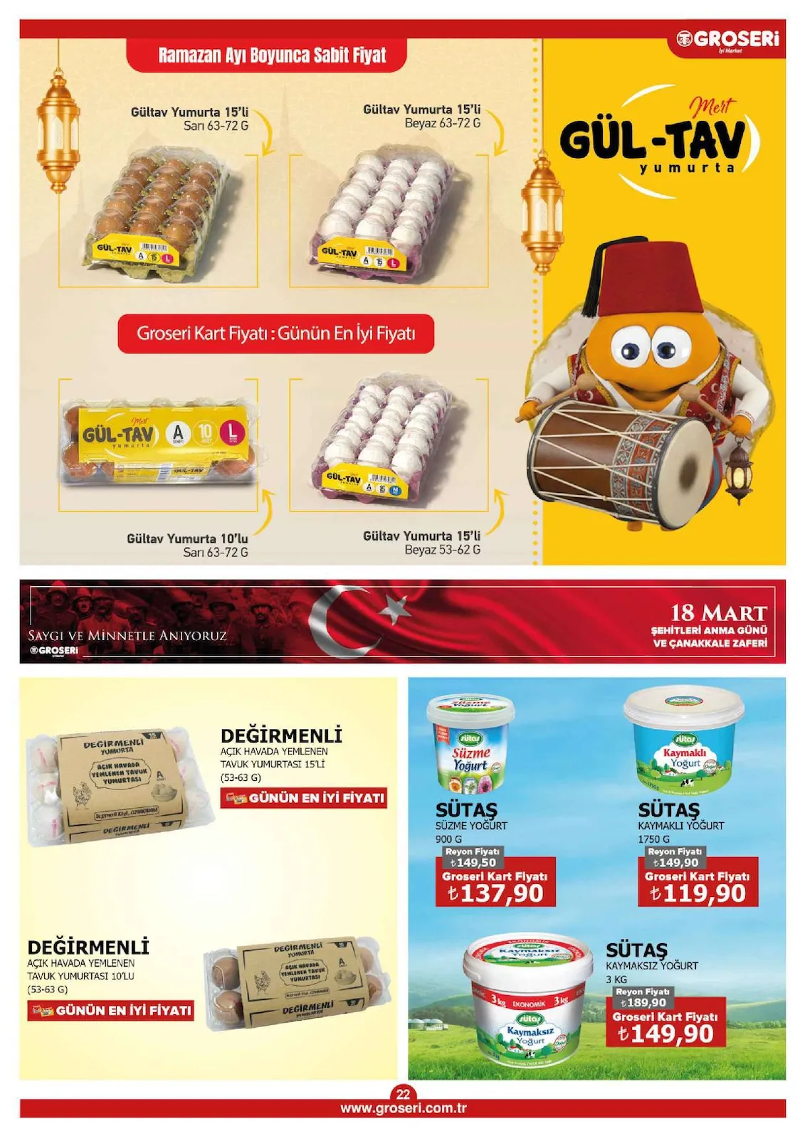Groseri Groseri 1 Mart 2026 Aktüel Kataloğu sayfa 22: Cif Tüm Yüzeyler Jel Çamaşır Suyu Çeşitleri 750 Ml, Omo Cold Power Çeşitleri 2500 Ml
