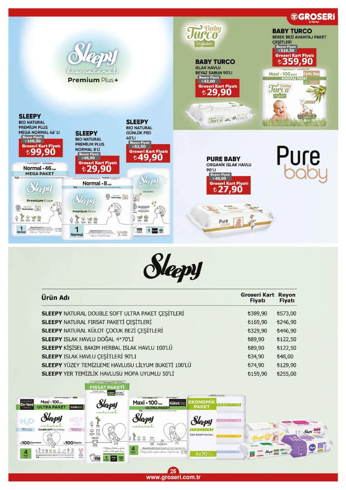 Groseri Groseri 1 Mart 2026 Aktüel Kataloğu sayfa 25: Cif Ultra Anında Etki 750Ml