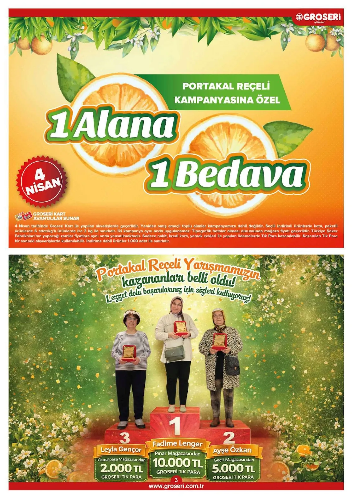 Groseri Groseri 1 Nisan 2026 Aktüel Kataloğu sayfa 3