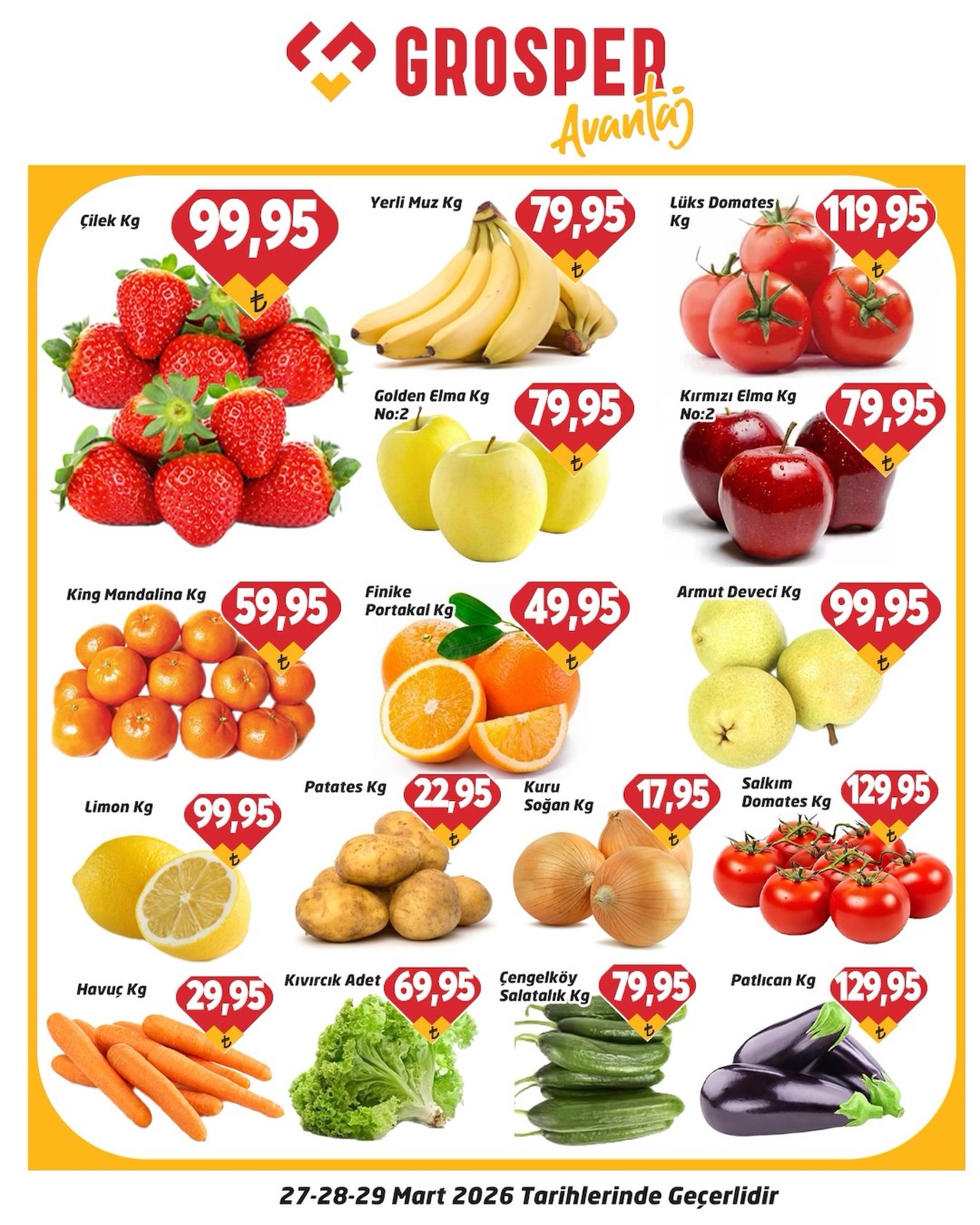 Grosper 27 Mart 2026 Aktüel Kataloğu