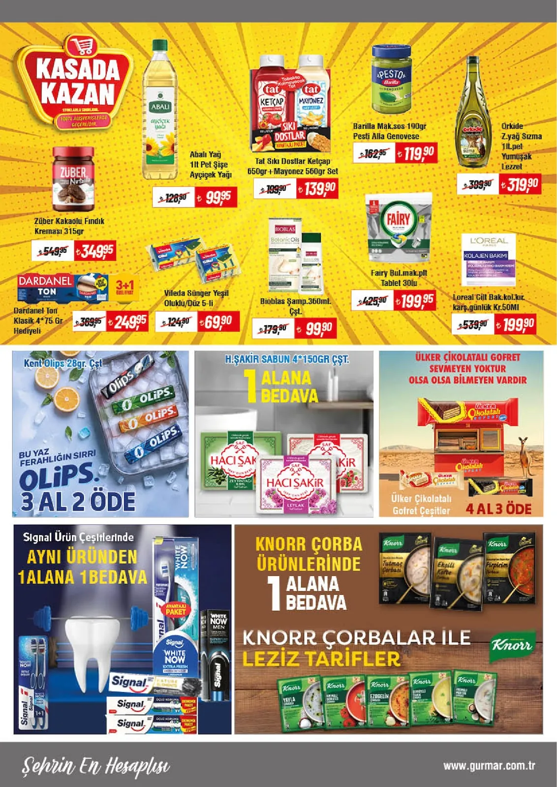 Gürmar Gürmar 1 Mayıs 2026 Aktüel Kataloğu sayfa 2: Bioblas Şampuan 360Ml Set, Orkide Sızma Zeytinyağı 1 Lt Pet Şişe