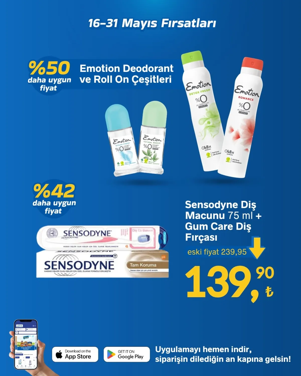 Gürmar Gürmar 16 Mayıs 2026 Aktüel Kataloğu sayfa 9: Sensodyne Diş Macunu 75 Ml + Gum Care Diş Fırçası
