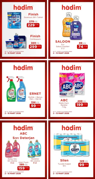 Hadim AVM 2 Mart 2026 Aktüel Kataloğu2 Mart - 15 Mart
