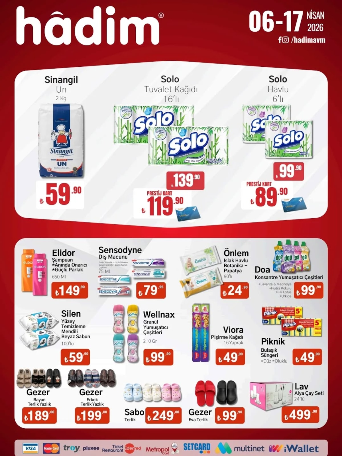 Hadim AVM 6 Nisan 2026 Aktüel Kataloğu broşürü