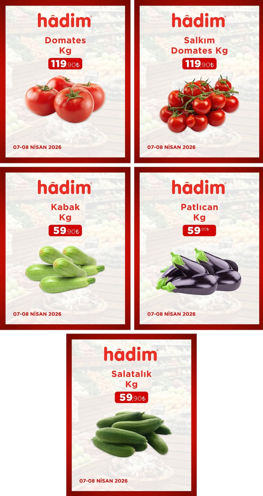 Hadim AVM 7 Nisan 2026 Aktüel Kataloğu