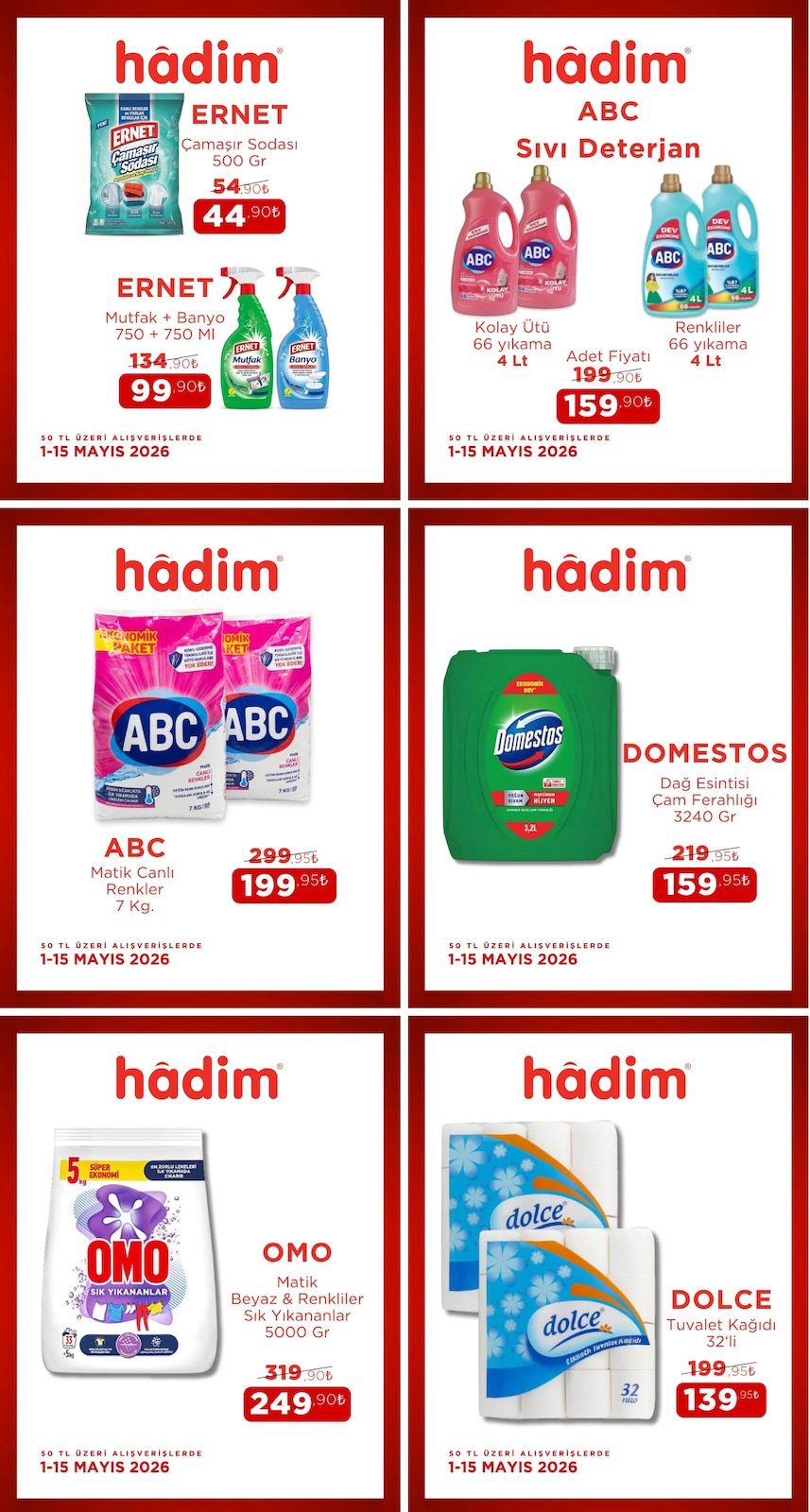 Hadim AVM 1 Mayıs 2026 Aktüel Kataloğu broşürü