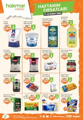 Hakmar Market Katalog sayfa 5: Sucuk Dana 300 G Çiftlik Pembe Ciftlik, Pirinç Baldo 2,5 Kg Başak