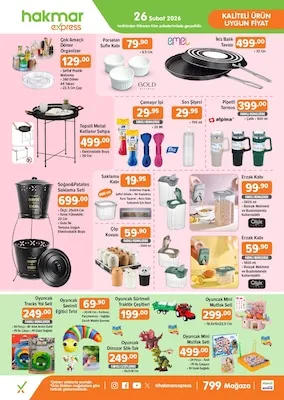 Hakmar Market Katalog sayfa 7: Emel Iz Balk Tava, Soğan&Patates Saklama Seti