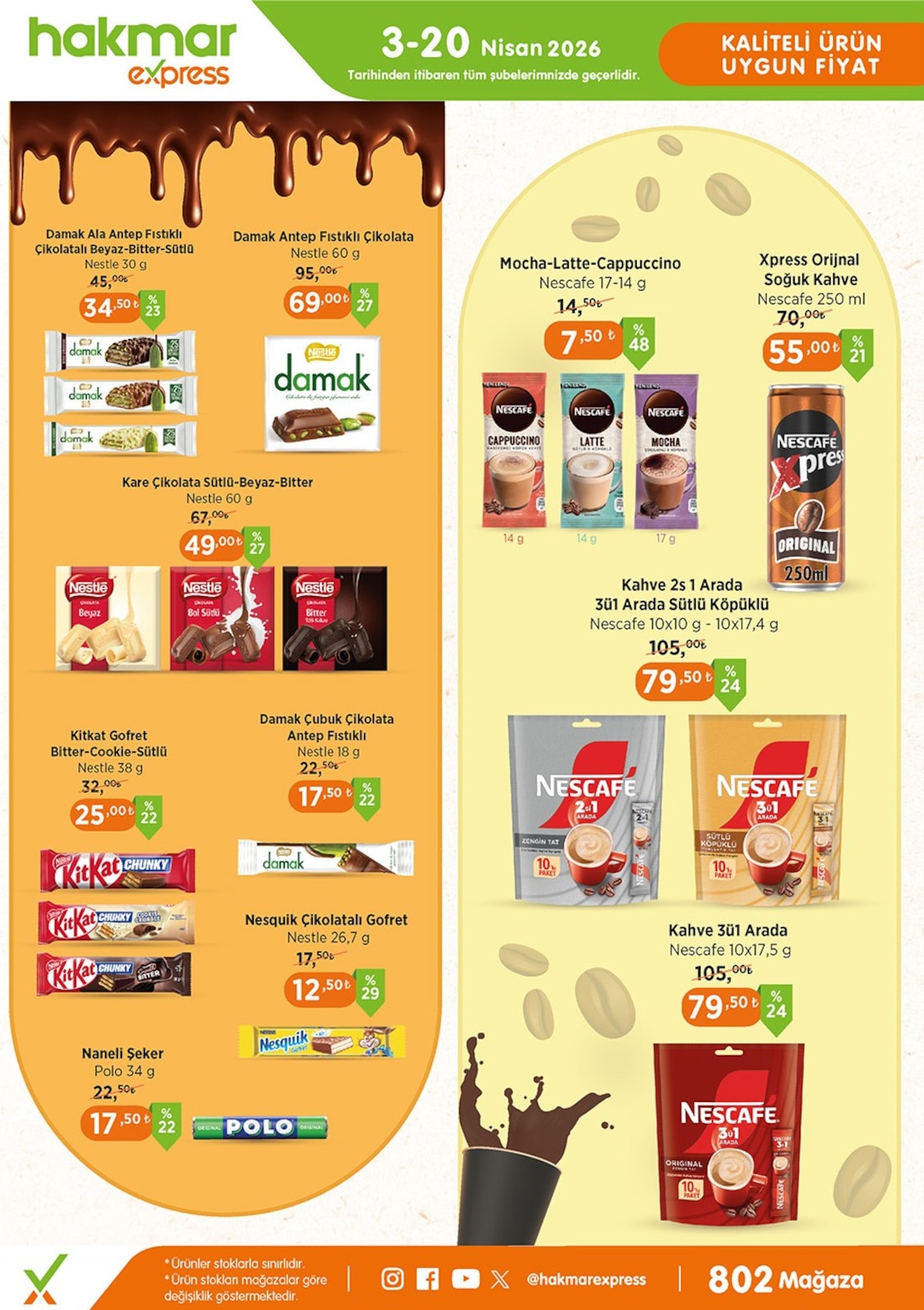 Hakmar Express 3 Nisan 2026 Aktüel Kataloğu broşürü