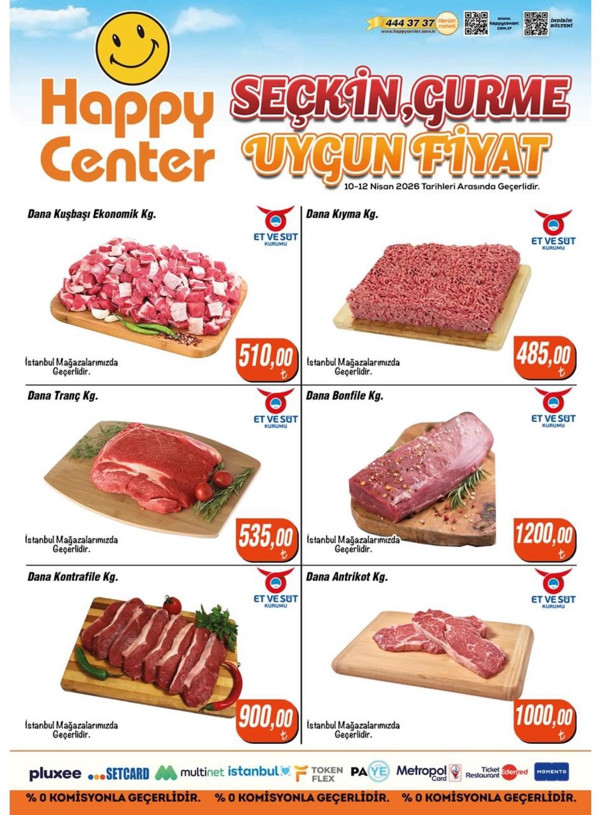 Happy Center 10 Nisan 2026 Aktüel Kataloğu broşürü