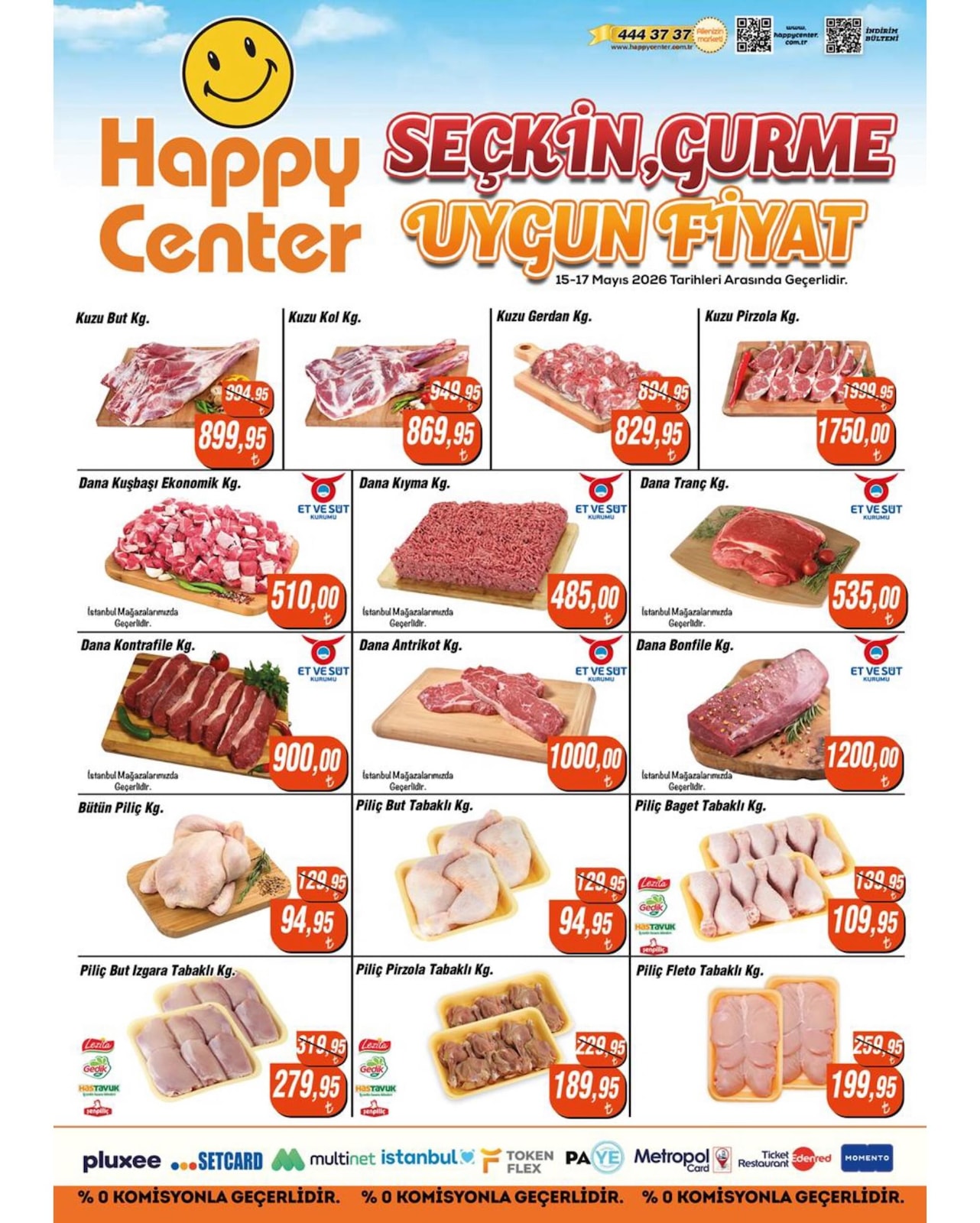 Happy Center 15 Mayıs 2026 Aktüel Kataloğu broşürü