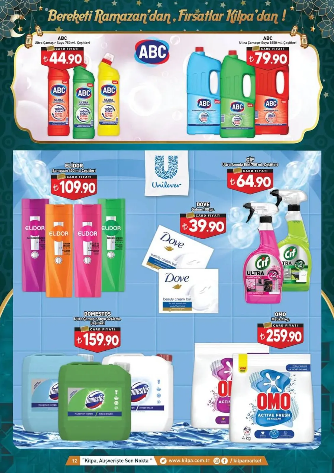 Kilpa Kilpa Market 3 Mart 2026 Aktüel Kataloğu sayfa 12: Uno Büyük Tost Ekmeği 550 Gr., Gürsoy Terre Kakaolu Fındık Ezmesi 350 Gr.