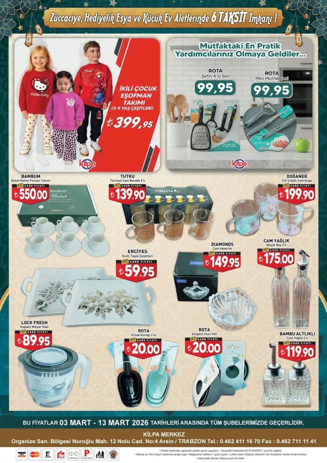 Kilpa Kilpa Market 3 Mart 2026 Aktüel Kataloğu sayfa 16: Fa Roll-On 50 Ml, Taft Saç Spreyi Çeşitleri