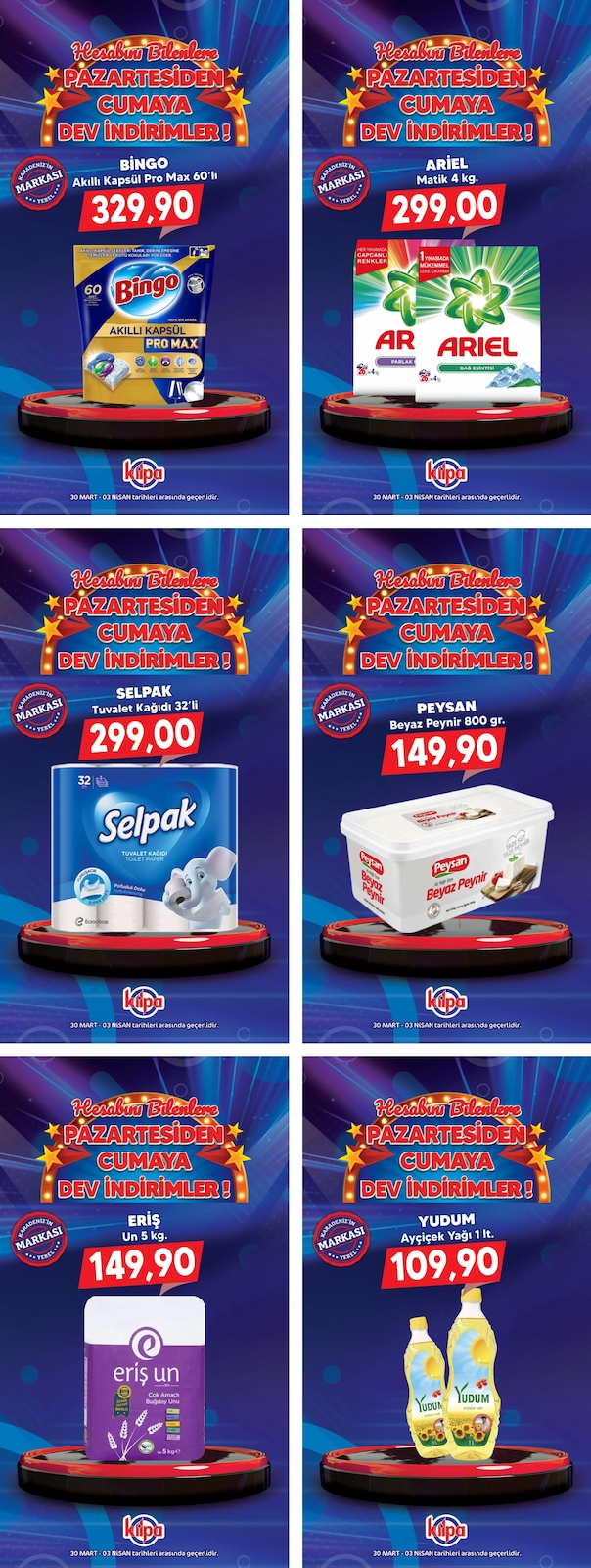 Kilpa Market 30 Mart 2026 Aktüel Kataloğu broşürü