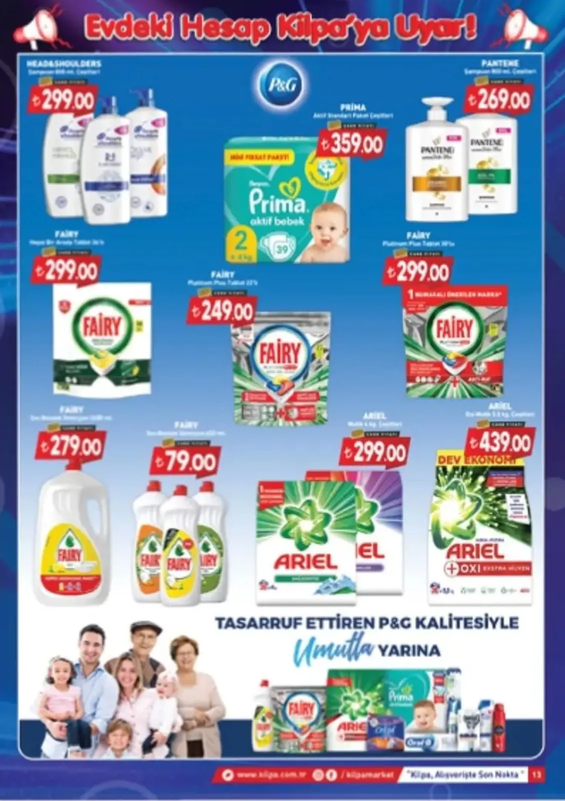 Kilpa Kilpa Market 3 Mayıs 2026 Aktüel Kataloğu sayfa 12: Fairy Sıvı Bulaşık Deterjanı Çeşitleri, Fairy Sıvı Bulaşık Deterjanı