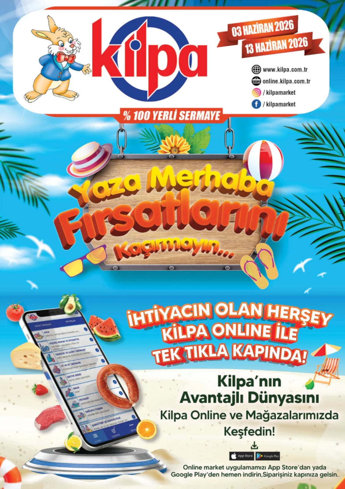 Kilpa Market 3 Haziran 2026 Aktüel Kataloğu broşürü