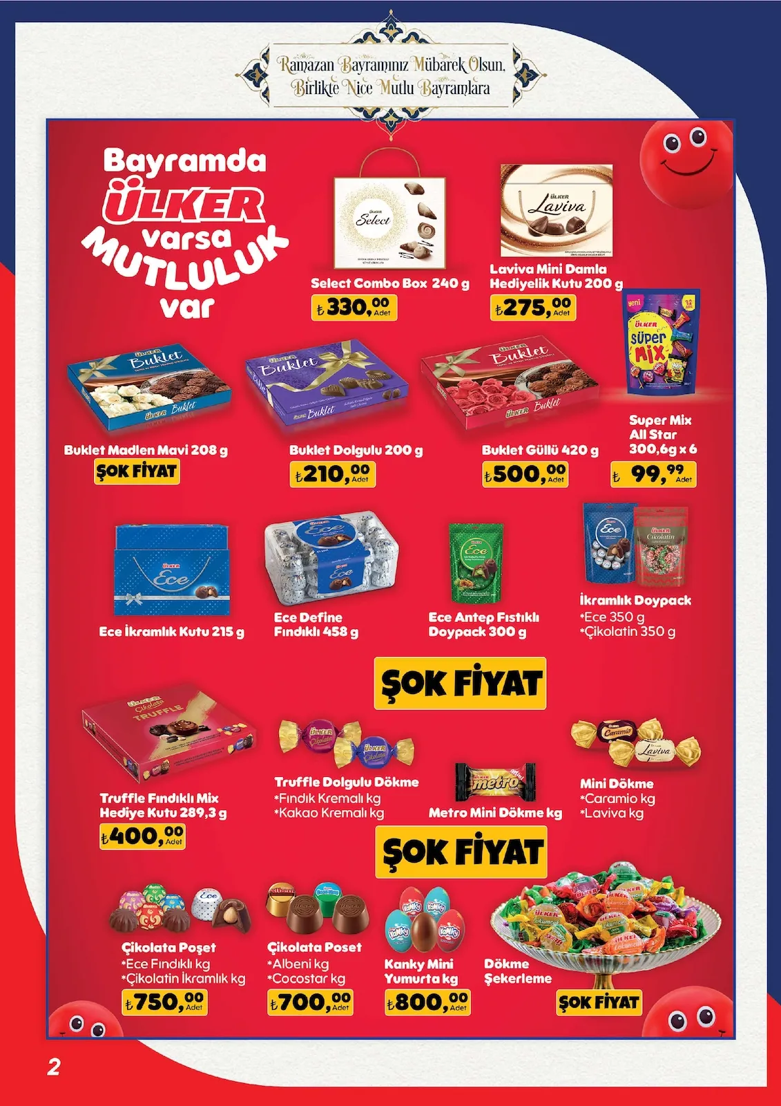 Kim Kim Market 14 Mart 2026 Aktüel Kataloğu sayfa 2: Buklet Dolgulu 200 G, Buklet Güllü 420 G