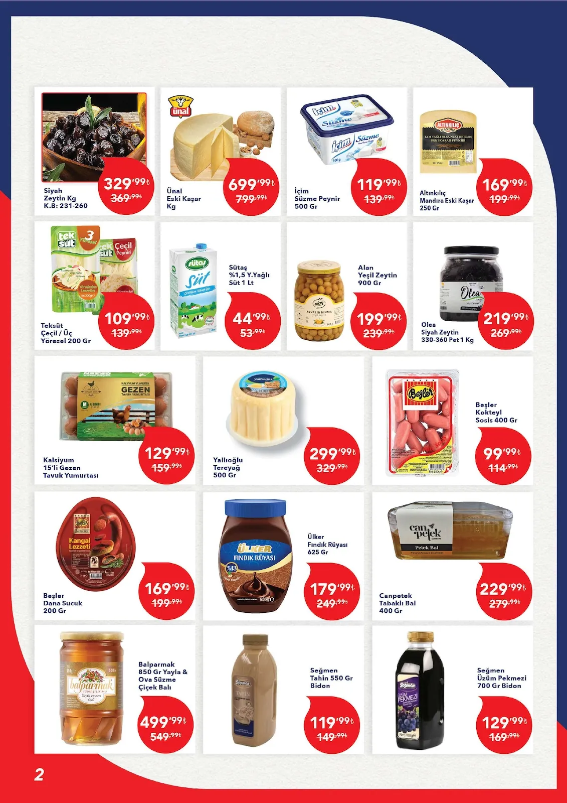Kim Kim Market 25 Mart 2026 Aktüel Kataloğu sayfa 2: Ünal Eski Kaşar Kg, Ülker Fındık Rüyası 625 Gr