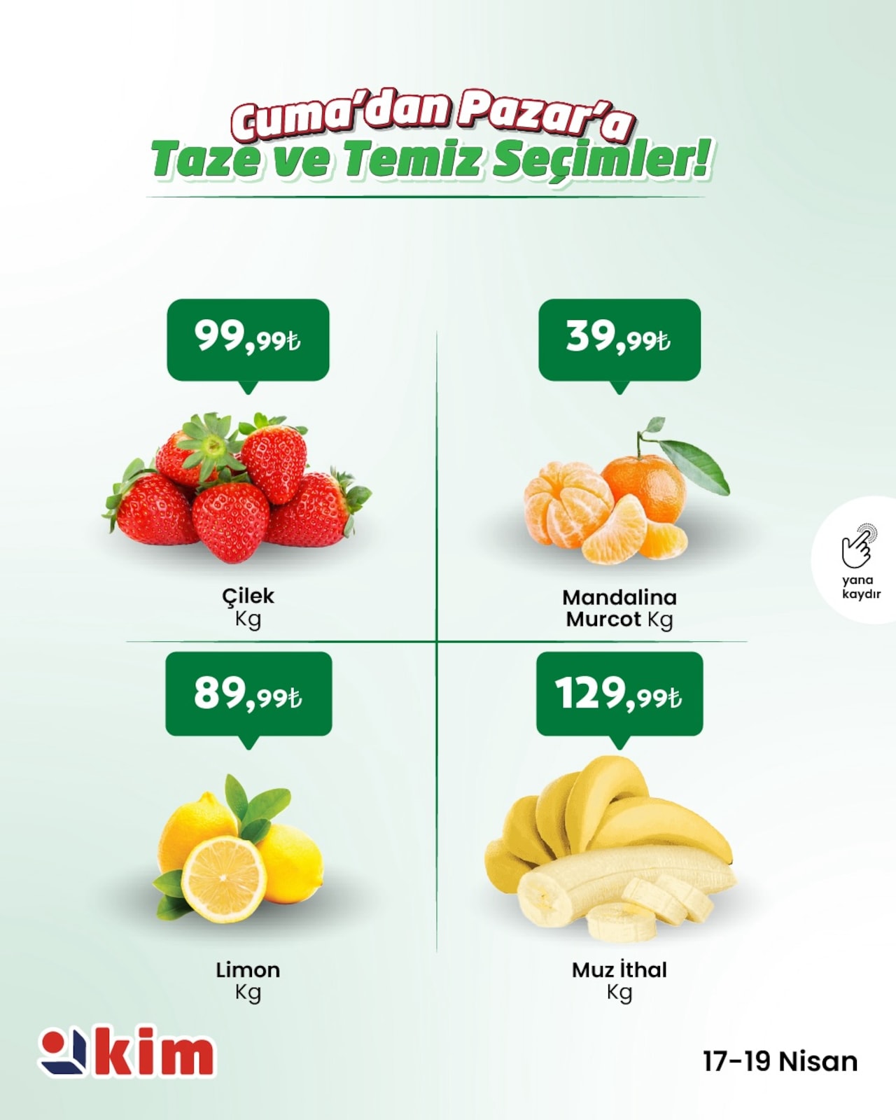 Kim Market 17 Nisan 2026 Aktüel Kataloğu