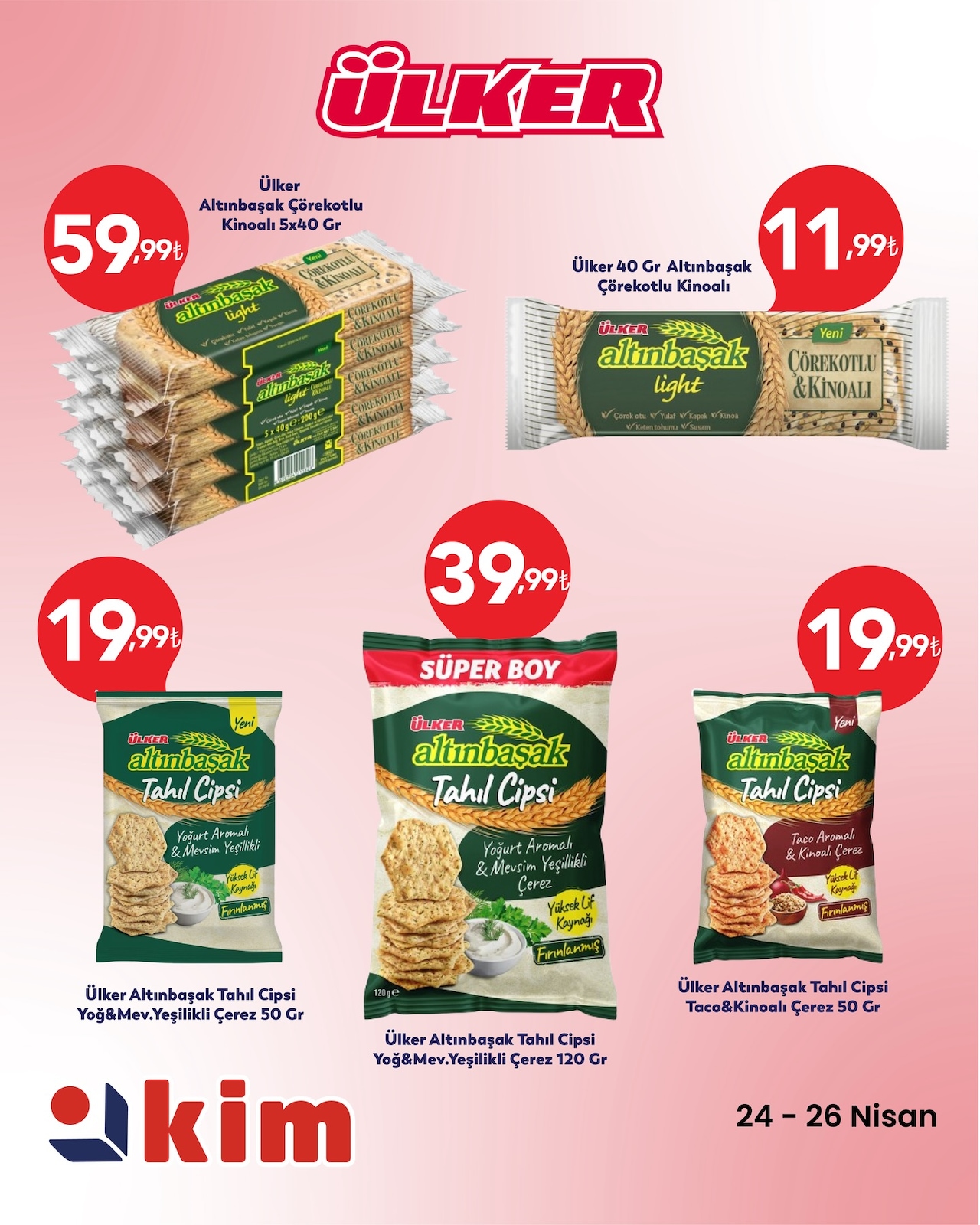 Kim Market 24 Nisan 2026 Aktüel Kataloğu broşürü