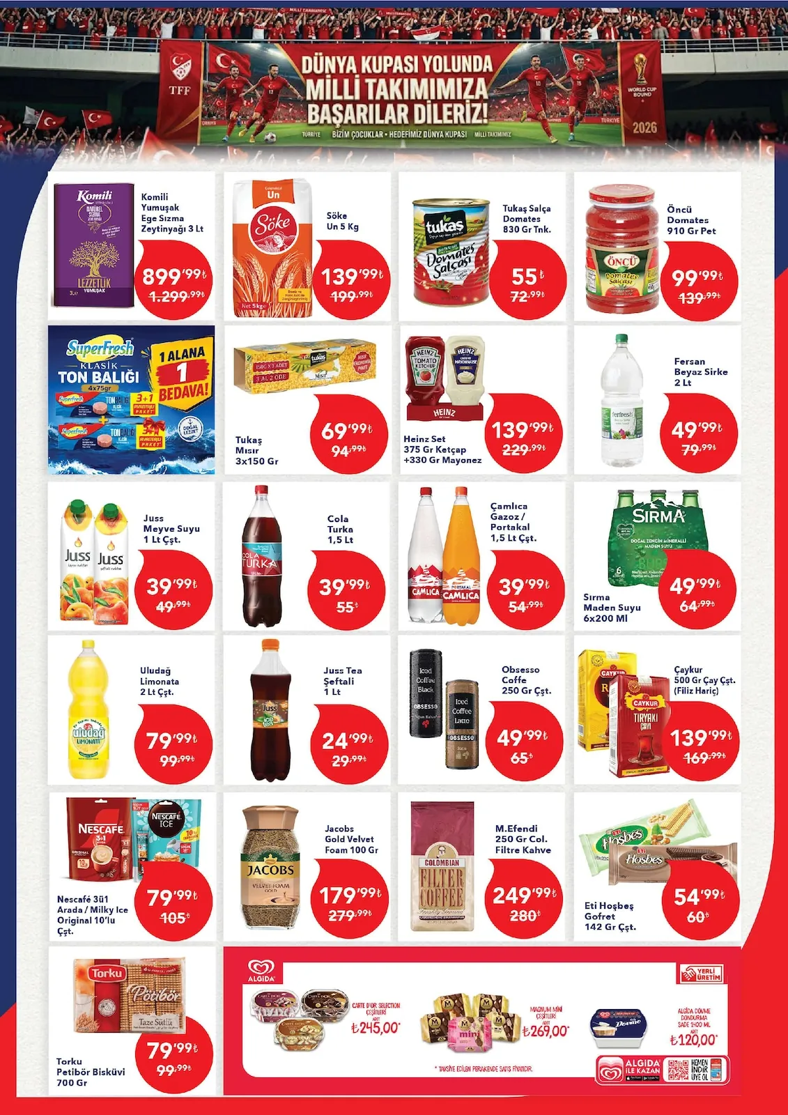 Kim Kim Market 10 Haziran 2026 Aktüel Kataloğu sayfa 3: Heinz Set 375 Gr Ketçap +330 Gr Mayonez, Fersan Beyaz Sirke 2 Lt