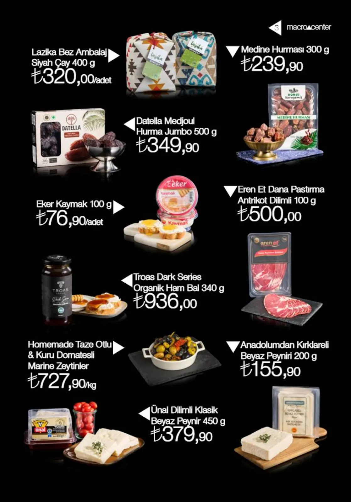 Macro Macro Center 1 Mart 2026 Aktüel Kataloğu sayfa 3: Anadolumdan Kırklareli Beyaz Peyniri 200 G