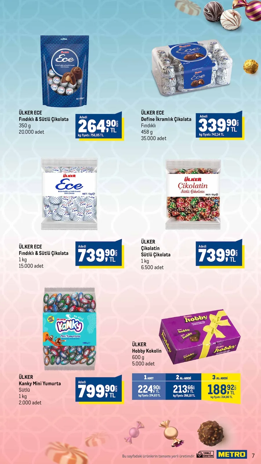 Metro Metro 10 Mart 2026 Aktüel Kataloğu sayfa 7: Ülker Hobby Kokolin 600 G