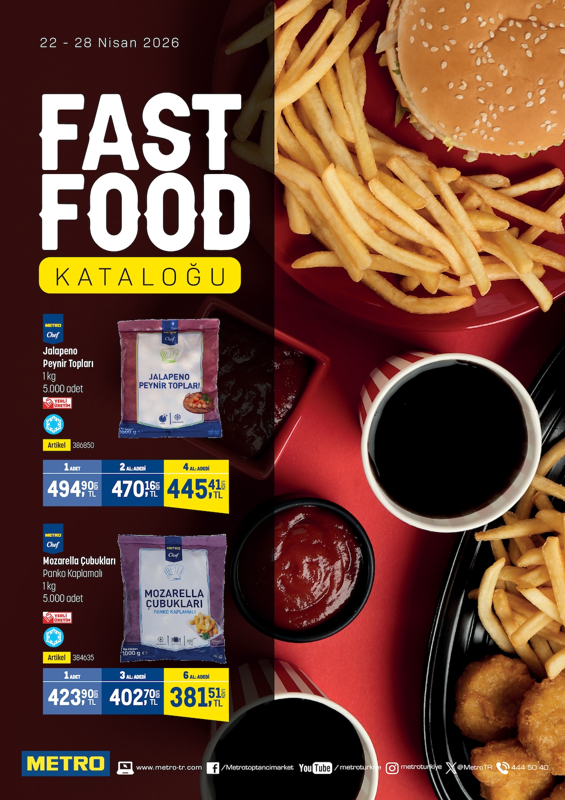 Metro 22 Nisan 2026 Aktüel Kataloğu broşürü