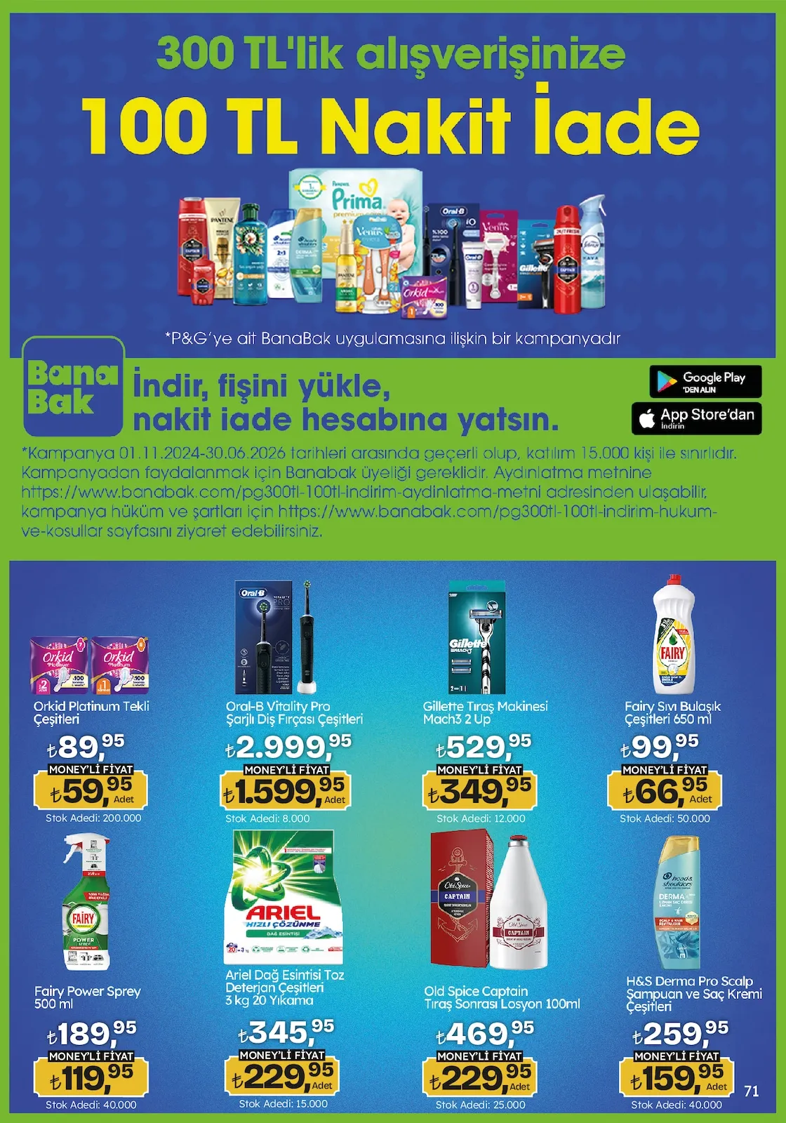 Migros Migros 12 Şubat 2026 Aktüel Kataloğu sayfa 71: Old Spice Captain Tıraş Sonrası Losyon 100Ml, Gillette Tıraş Makinesi Mach3 2 Up