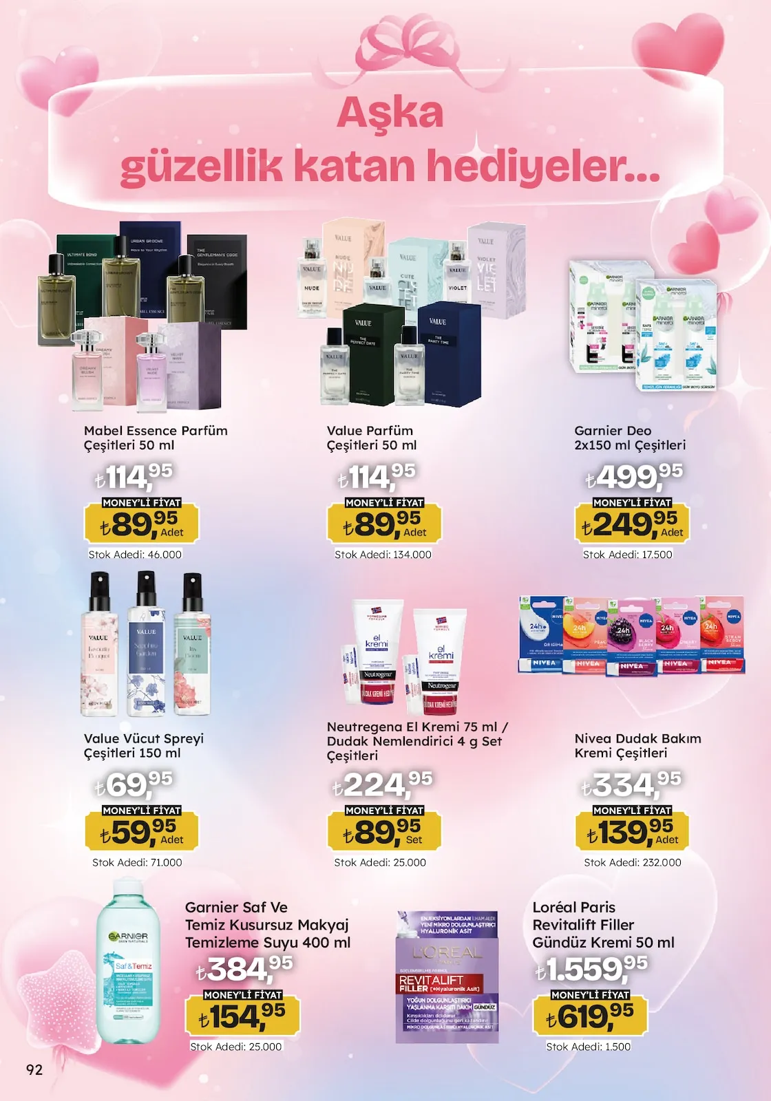 Migros Migros 12 Şubat 2026 Aktüel Kataloğu sayfa 92: Value Vücut Spreyi Çeşitleri 150 Ml, Neutrogena El Kremi 75 Ml / Dudak Nemlendirici 4 G Set Çeşitleri