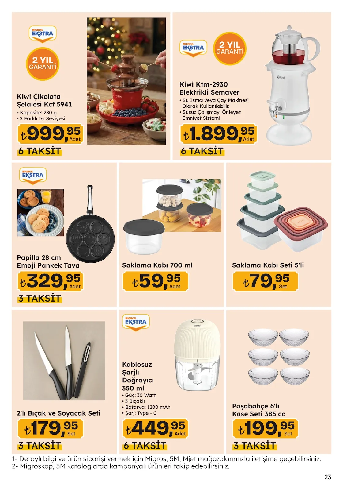 Migros Migros 26 Şubat 2026 Aktüel Kataloğu sayfa 23: Saklama Kabı 700 Ml, Papilla 28 Cm Emoji Pankek Tava