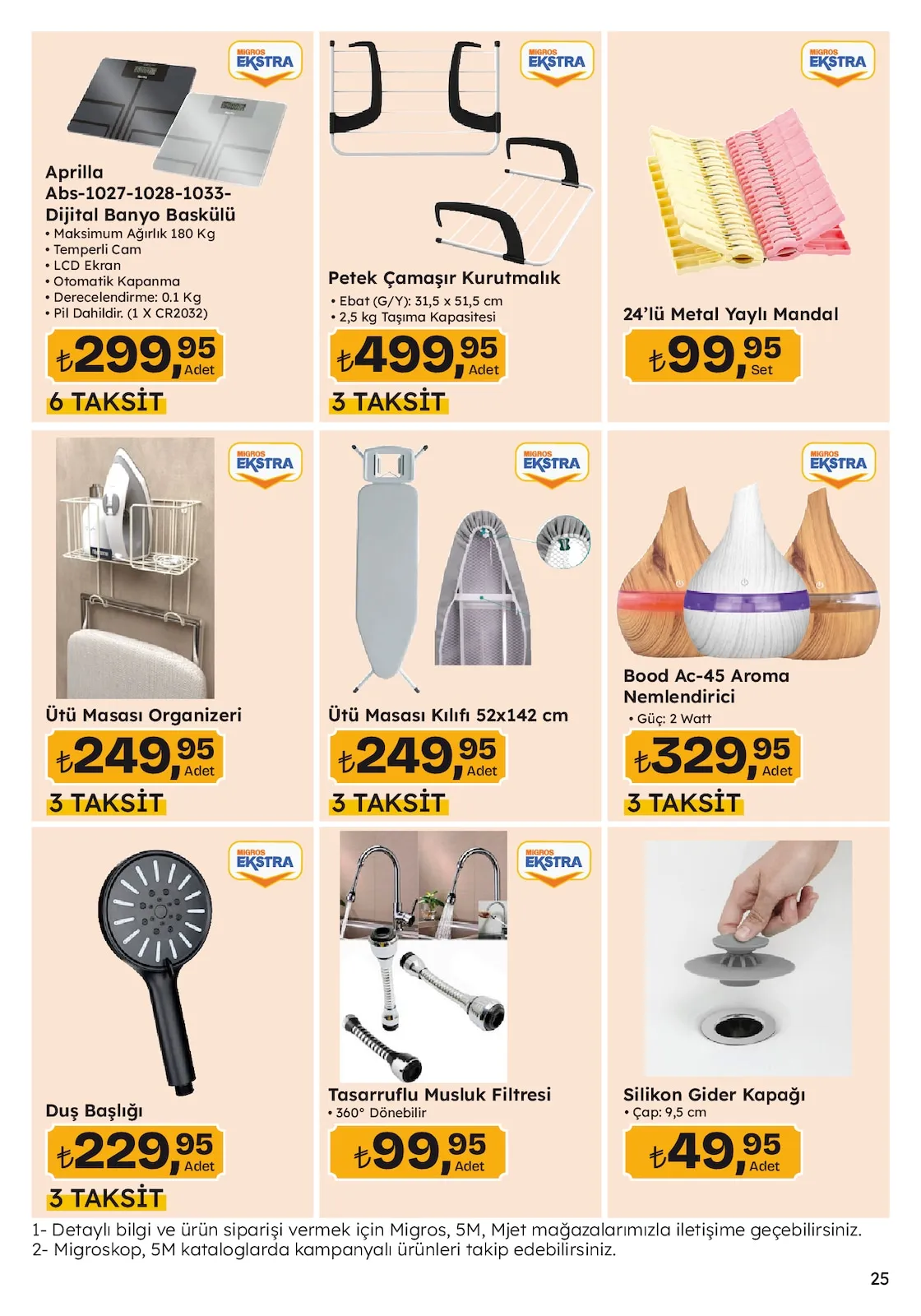 Migros Migros 26 Şubat 2026 Aktüel Kataloğu sayfa 25: Petek Çamaşır Kurutmalık, Ütü Masası Kılıfı 52X142 Cm