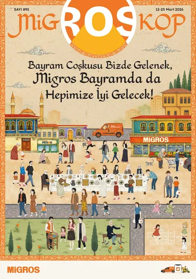 Migros 12 Mart 2026 Aktüel Kataloğu12 Mart - 25 Mart Kapak Görseli
