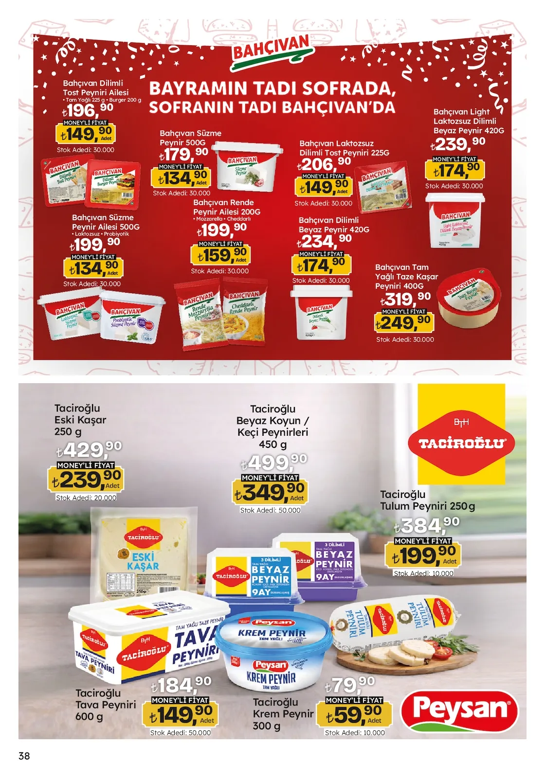 Migros Migros 12 Mart 2026 Aktüel Kataloğu sayfa 38: Bahçıvan Rende Peynir Ailesi 200G, Bahçıvan Dilimli Tost Peyniri Ailesi