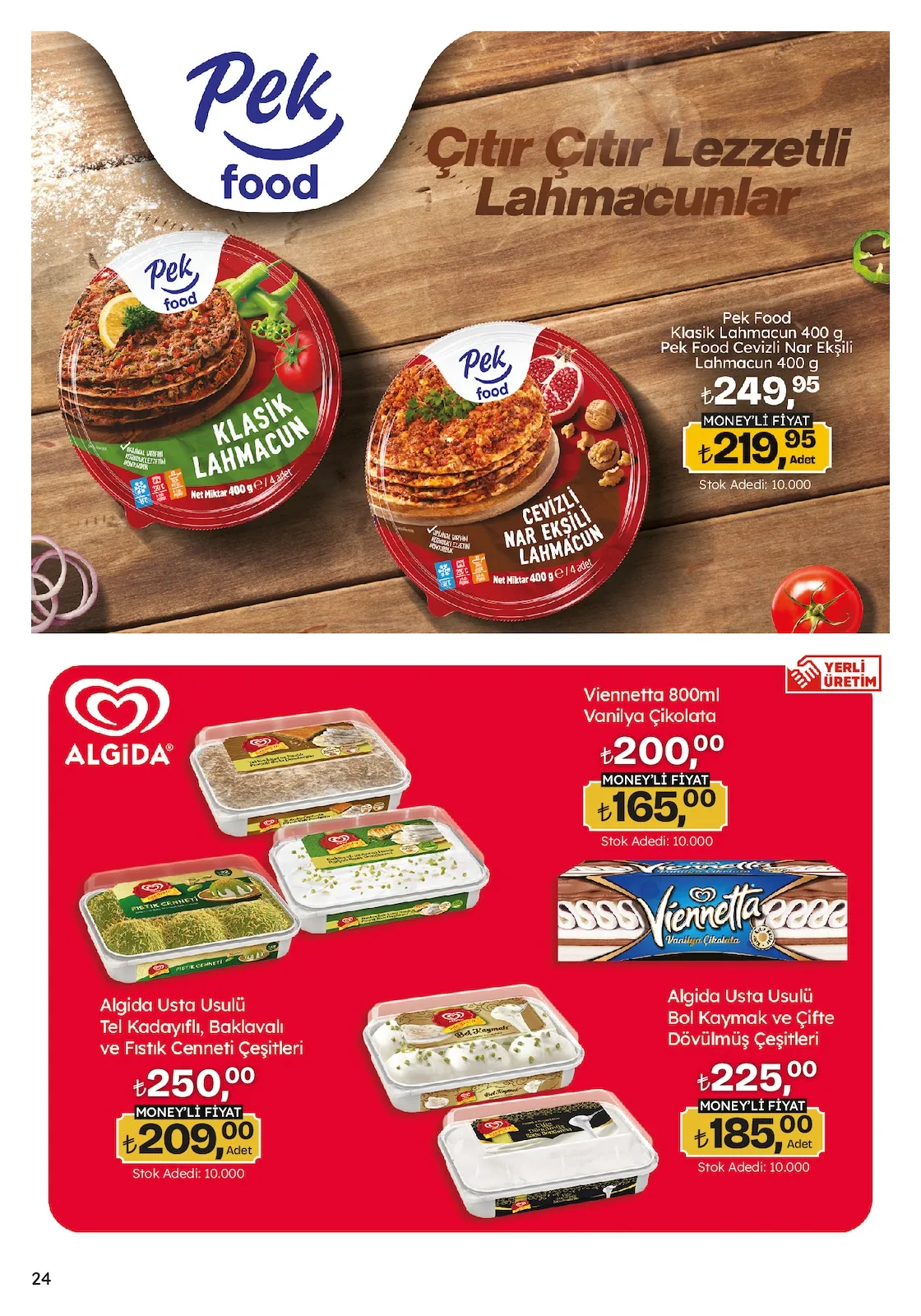 Migros Migros 26 Mart 2026 Aktüel Kataloğu sayfa 24: Viennetta 800Ml Vanilya Çikolata, Algida Usta Usulü Bol Kaymak Ve Çifte Dövülmüş Çeşitleri