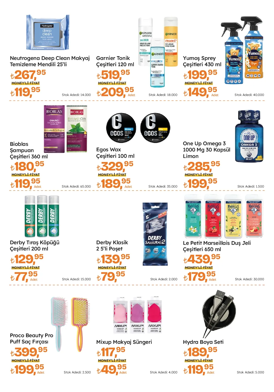 Migros Migros 26 Mart 2026 Aktüel Kataloğu sayfa 82: Derby Tıraş Köpüğü Çeşitleri 200 Ml, Garnier Tonik Çeşitleri 120 Ml