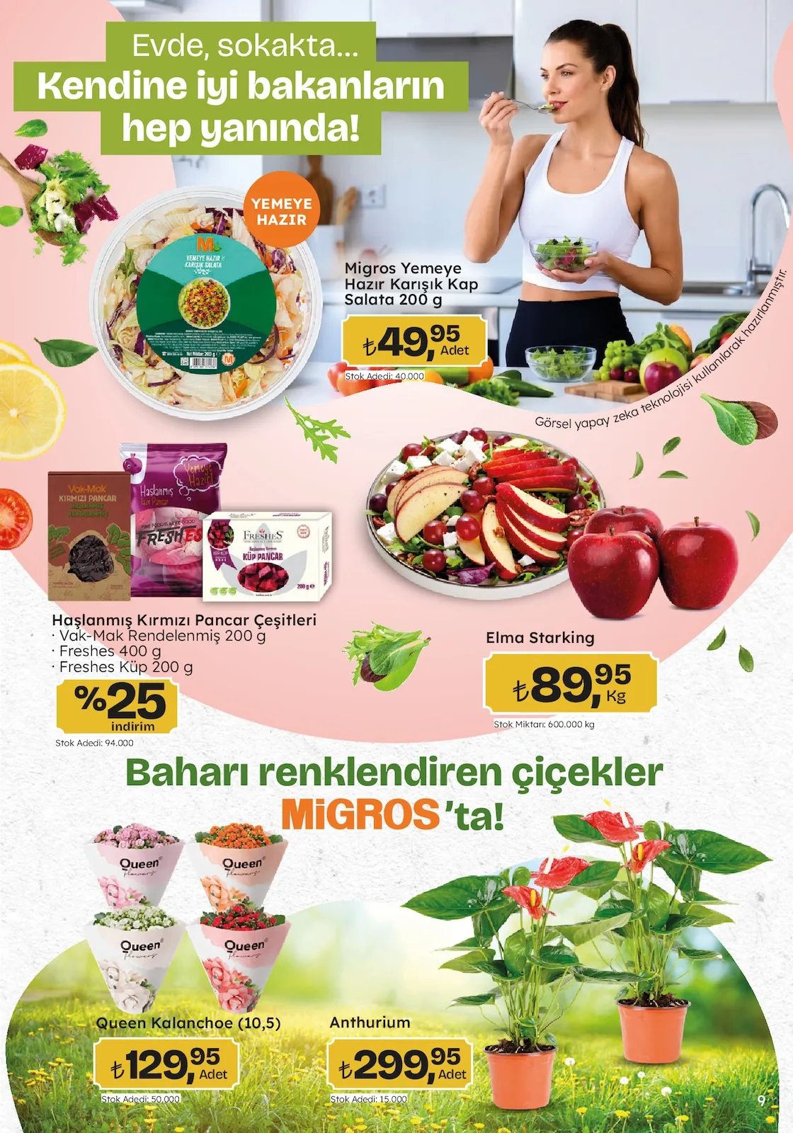 Migros Migros 26 Mart 2026 Aktüel Kataloğu sayfa 9: Elma Starking, Queen Kalanchoe (10,5)