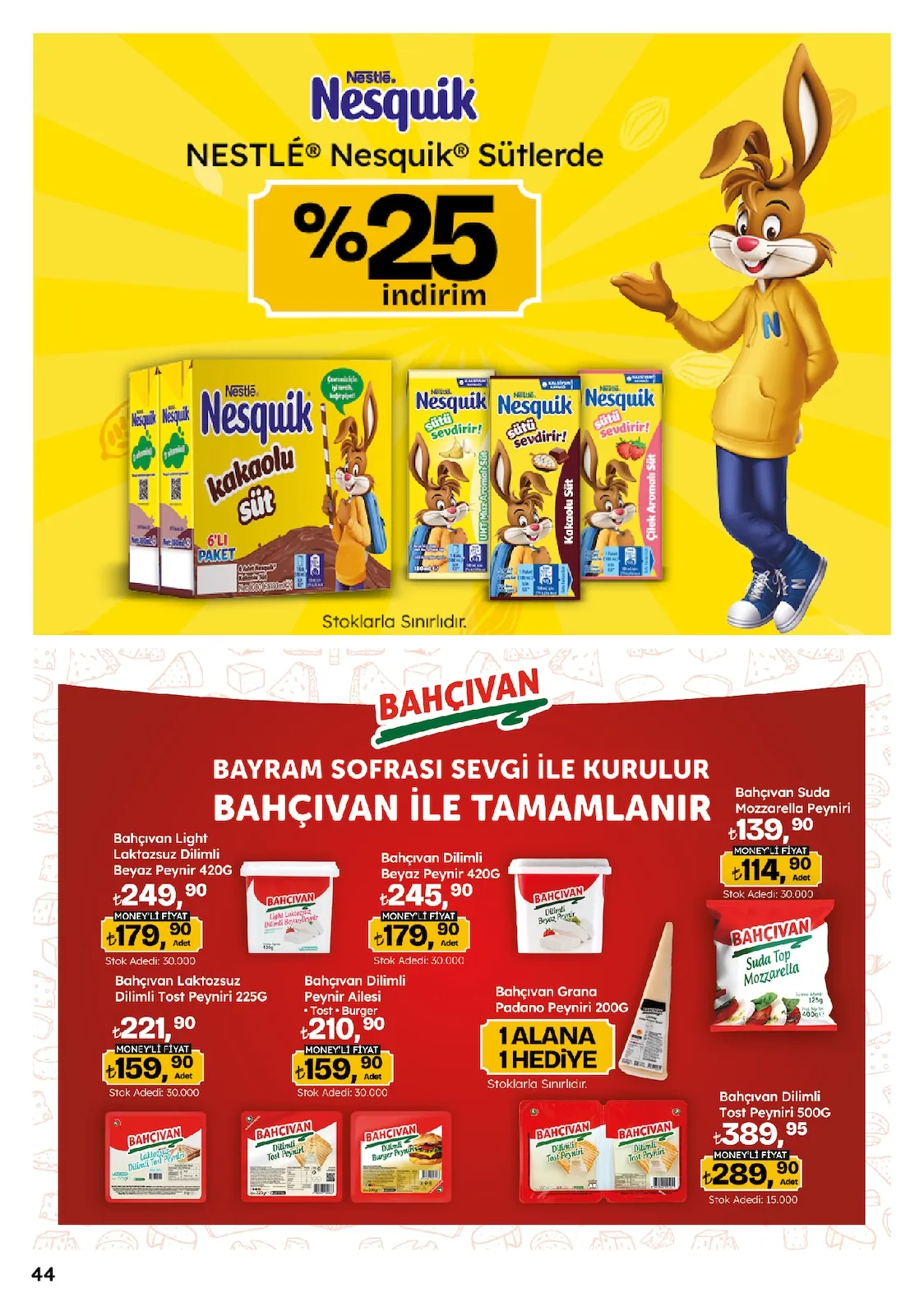 Migros Migros 14 Mayıs 2026 Aktüel Kataloğu sayfa 44: Bahçıvan Dilimlı Peynır Ailesı - Toast • Burger, Bahçıvan Laktozsuz Dilimlı Toast Peynırı 225G