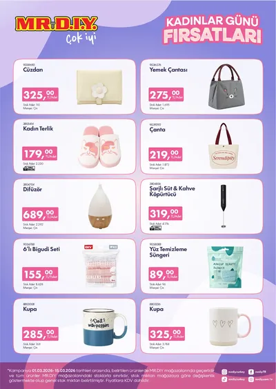 Mr.Diy 1 Mart 2026 Aktüel Kataloğu1 Mart - 15 Mart