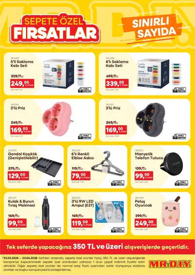 Mr.Diy 23 Mart 2026 Aktüel Kataloğu broşürü