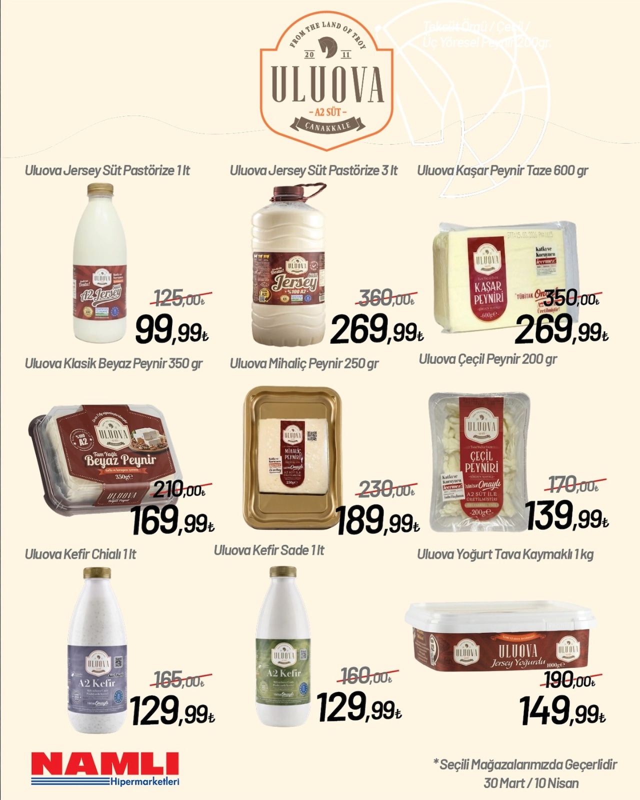 Namlı Hipermarketleri 30 Mart 2026 Aktüel Kataloğu broşürü