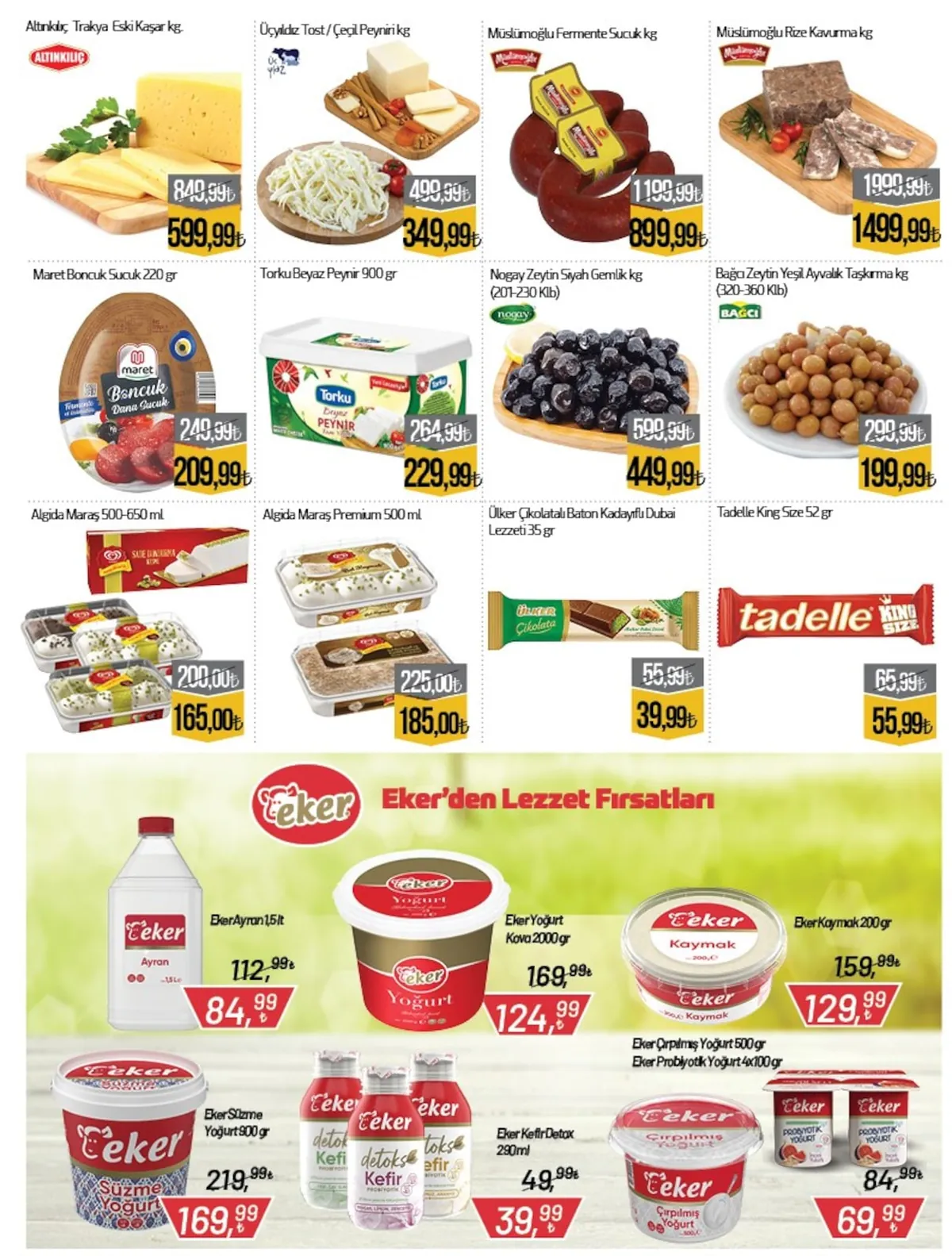 Namlı Namlı Hipermarketleri 24 Nisan 2026 Aktüel Kataloğu sayfa 2: Müslümoğlu Rize Kavurma Kg, Müslümoğlu Fermente Sucuk Kg