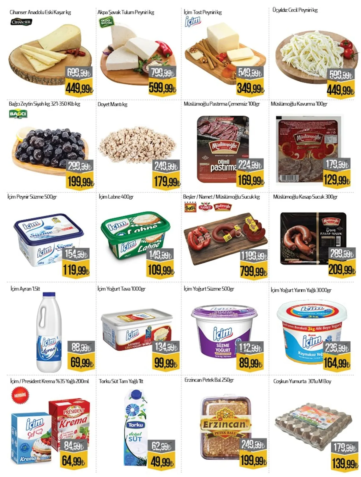 Namlı Namlı Hipermarketleri 1 Mayıs 2026 Aktüel Kataloğu sayfa 2: Torku Süt Tam Yağlı 1Lt, İçim Ayran 1.5Lt