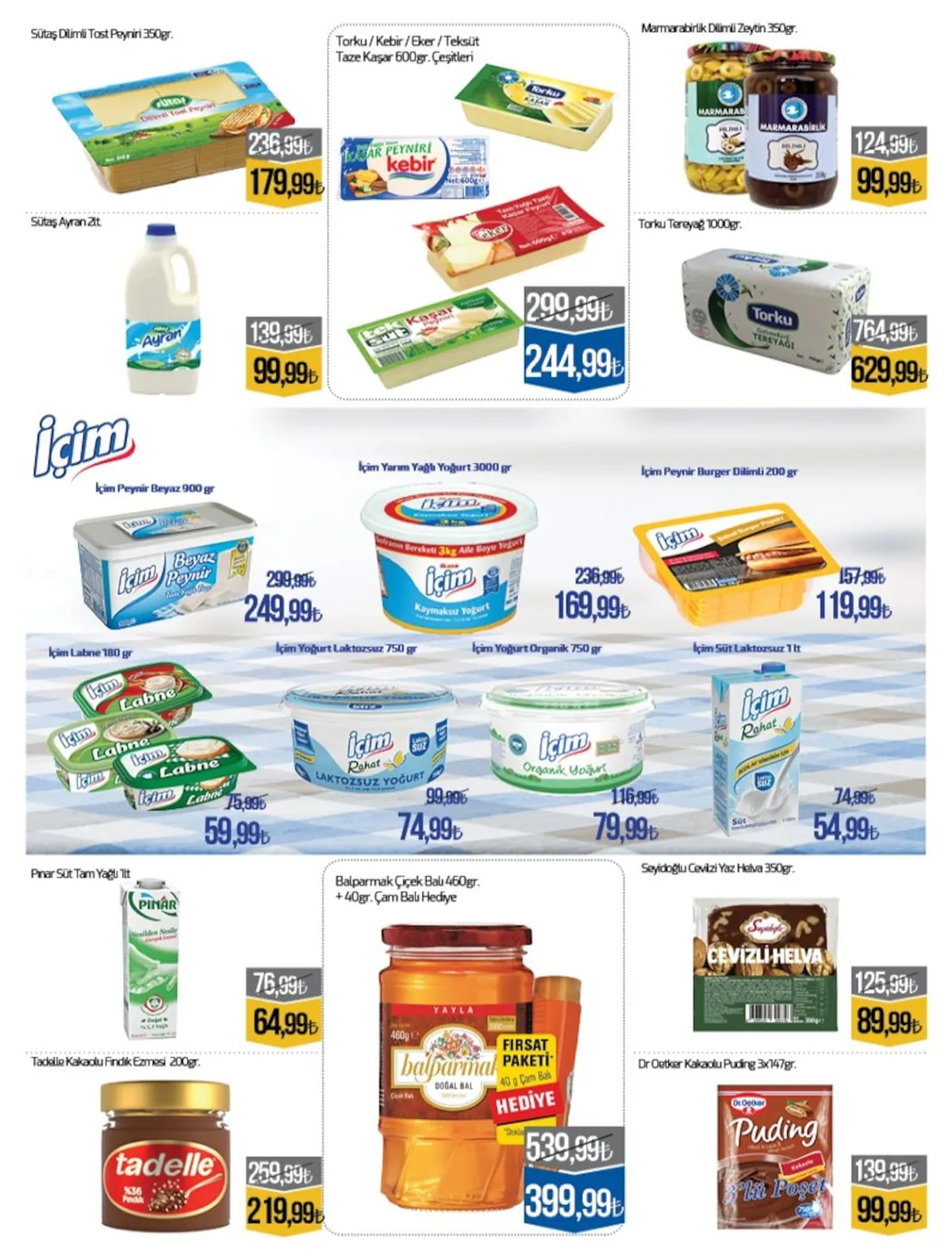 Namlı Namlı Hipermarketleri 18 Mayıs 2026 Aktüel Kataloğu sayfa 4: Marmarabirlik Dilimli Zeytin 350Gr, Sütaş Ayran 2Lt