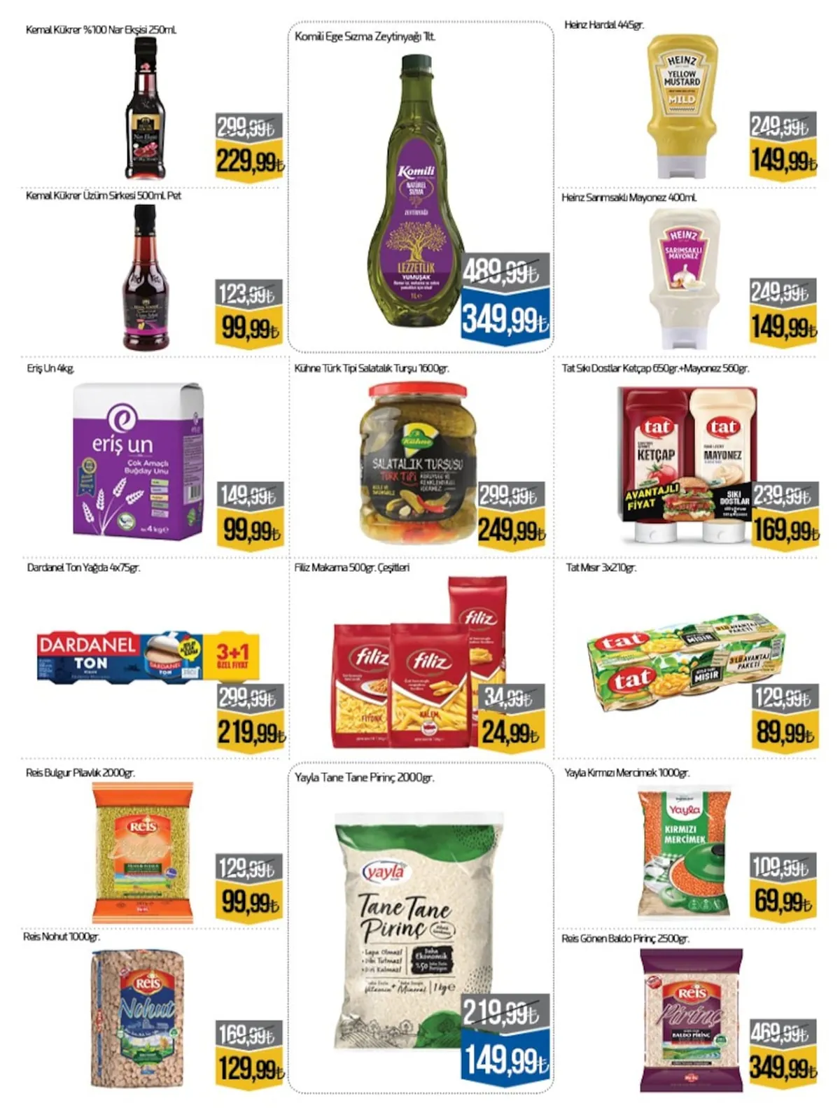 Namlı Namlı Hipermarketleri 18 Mayıs 2026 Aktüel Kataloğu sayfa 7: Filiz Makarna 500Gr Çeşitleri, Eriş Un 4Kg